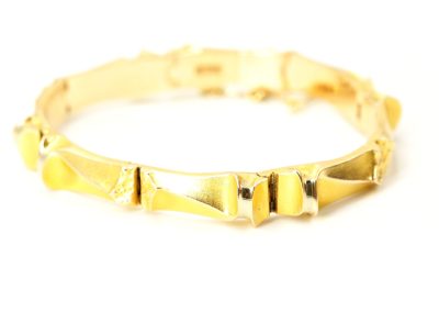 Alter Schmuck Wert ermittelt von Gelbgold Armband.